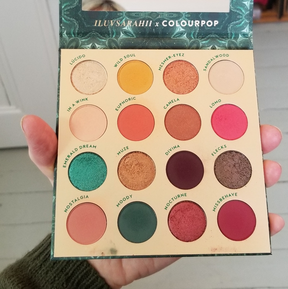 Colourpop x ilovesarahii Through My Eye palette